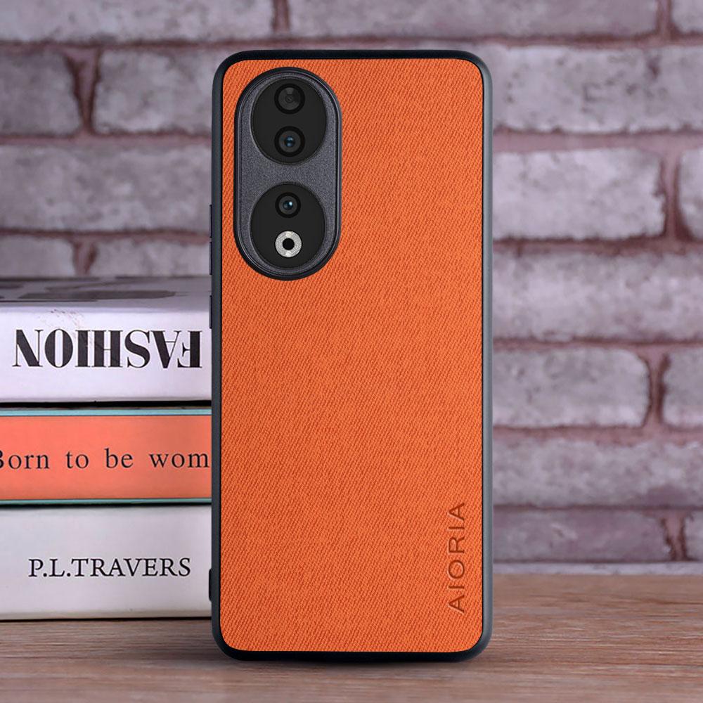 Чехол для Honor 90 Lite 70 50 200 Lite Pro Smart Honor 20 Nova 5T 5G Кожаный Мастер Жесткий Текстильный Кожаный Модный Чехол для Телефона