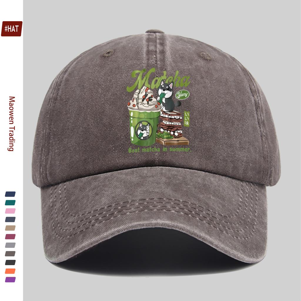 pc Fashion Trendy Cartoon Dog Pattern Printed Baseball Cap with Cute Pet Dog Print Design Decorative Hat Comfortable Lightweig