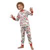 Christmas Print Cute Family Set Pajamas, Home Clothes, Family Set Long Sleeve Top Pants Set