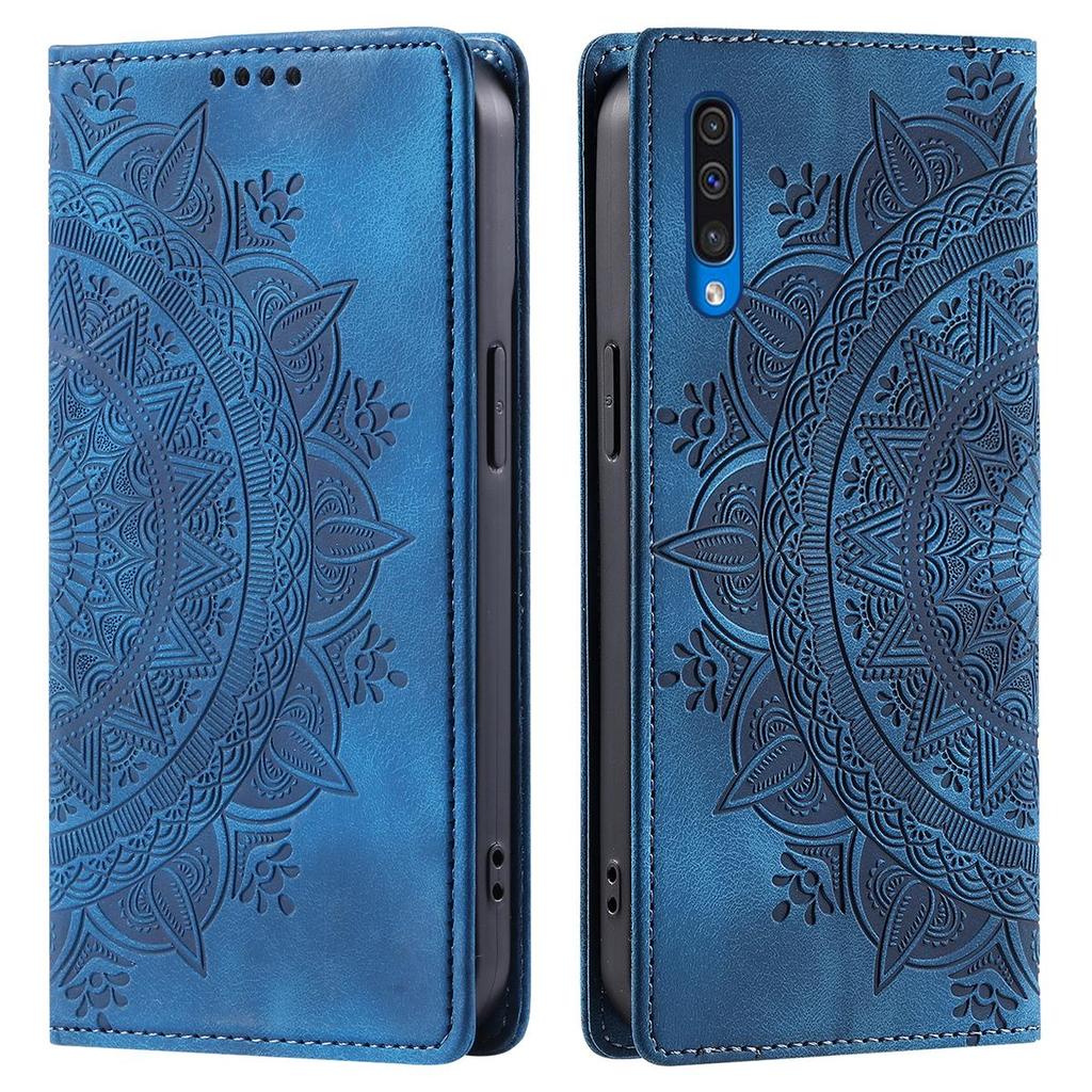 Для Samsung Galaxy A50/A50S/A30S Чехол-книжка из PU-кожи с тиснением мандалы, с магнитной застежкой