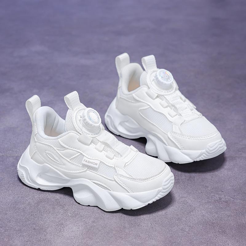 Детские трендовые удобные кроссовки для бега на мягкой подошве, студенческие модные повседневные дышащие спортивные кроссовки для мальчиков и девочек