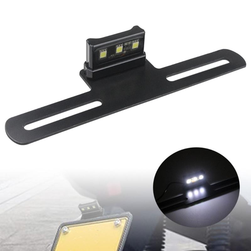Motorcycle Safe Tail Light LED Technology with Integrated License Plate Stand Integrated License Plate Lamp with Bracket