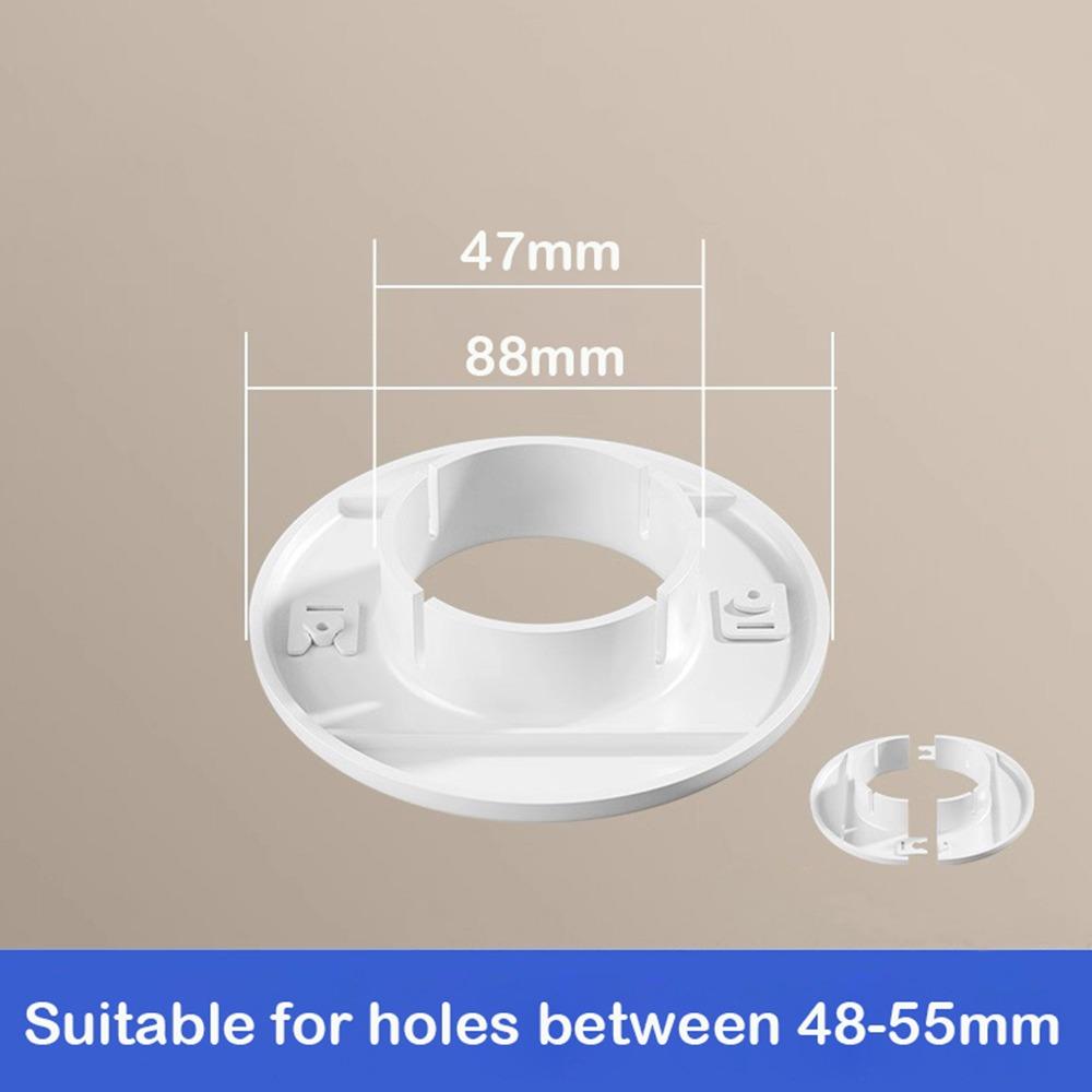 Split Type Air Conditioning Pipes Cover Plastic Wall Hole Duct Cover  Cable Entry