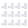 12Pcs Plastic Hose Barb Fitting 90 Degree L Right Angle Reducer Barbed Joint Adapter Elbow 16x20mm