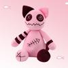 Плюшевая игрушка-зомби-кошка, плюшевая игрушка-животное, розовая кукла-кошка, мультяшная периферийная игрушка-подушка, домашний декор, подарок