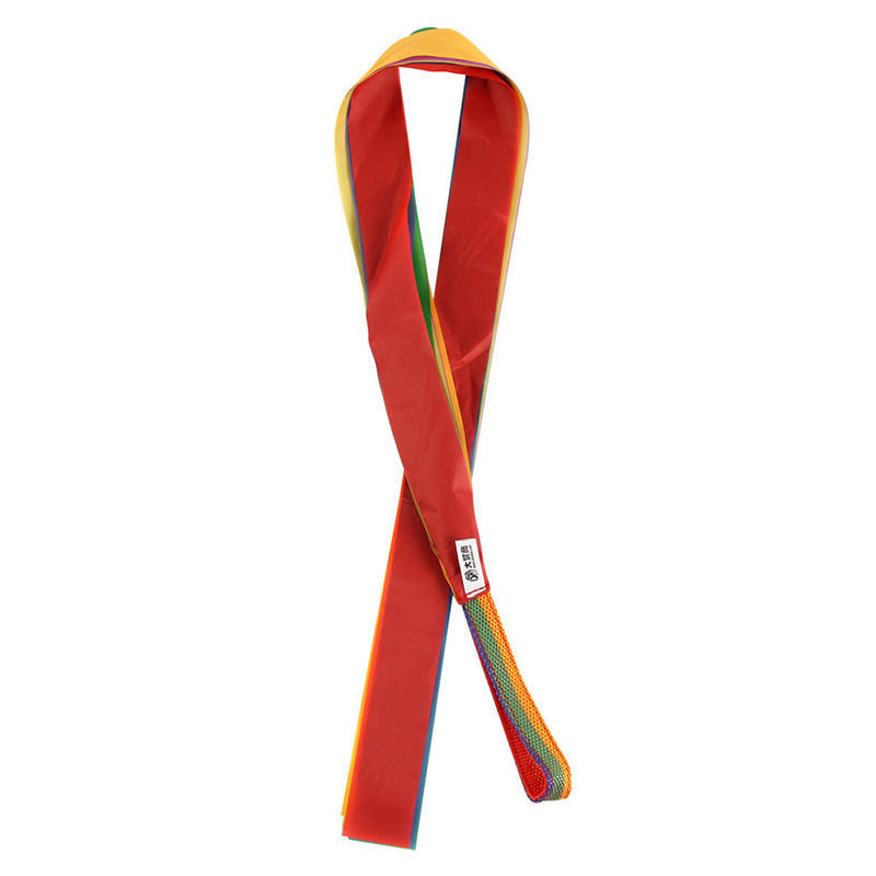 Rainbow Ribbon Children Sport Rhythmic Gymnastics Exercises Cheerleading Fitness