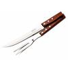 Tramontina Wooden Carving Fork Knife Traditional Set of 2 Natural Wood Made in Brazil TRAMONTINA & 22299/012