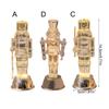 Clear Modern Nutcrackers Soldier Figurine with LED Desk Decors For Christmas Holiday Homes Party Decoration Gifting