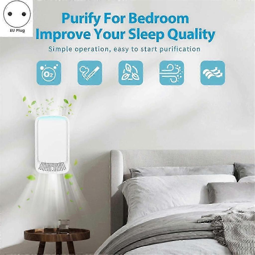 Air Ionizers for Home Plug in Air Purifier for Home Quiet and Portable Air Purifier for Bedroom Pet