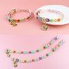 Candy Color Cat Necklace With Bell Pendant Pet Accessories Cute Puppy Neck Strap  Cat