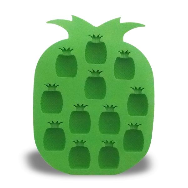 Silicone Ice and Chocolate Mold Tray In the Shape of a Pineapple