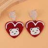 Christmas Earrings Collection With Santa Stars Bells And Bear Shapes For Women