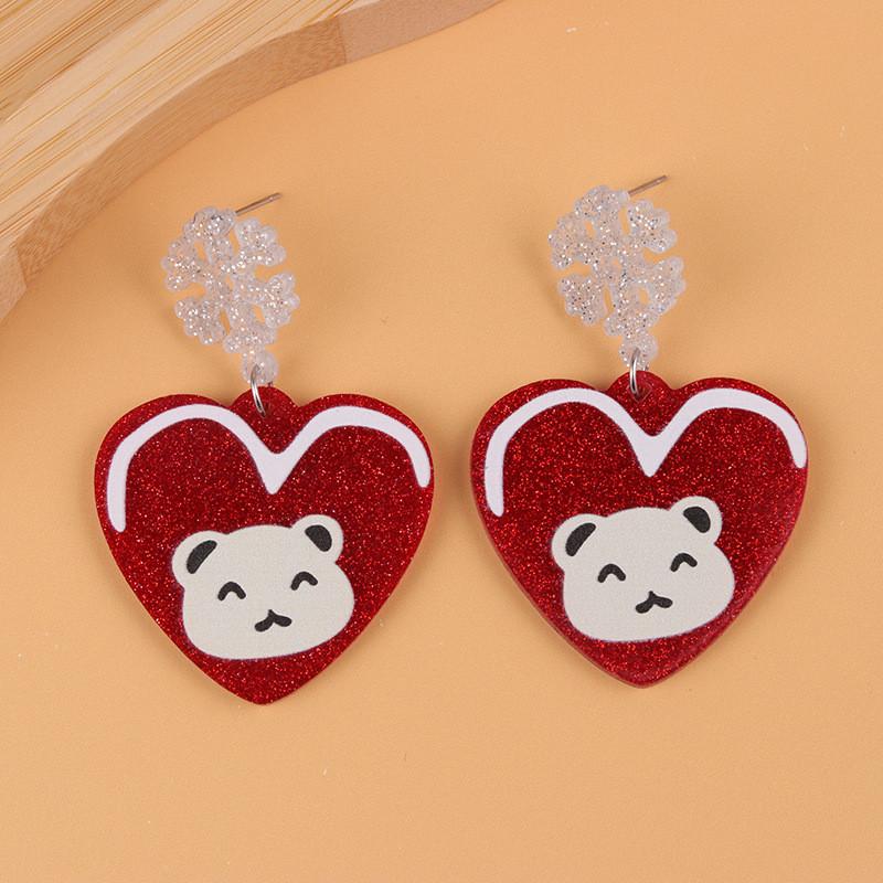 Christmas Earrings Collection With Santa Stars Bells And Bear Shapes For Women