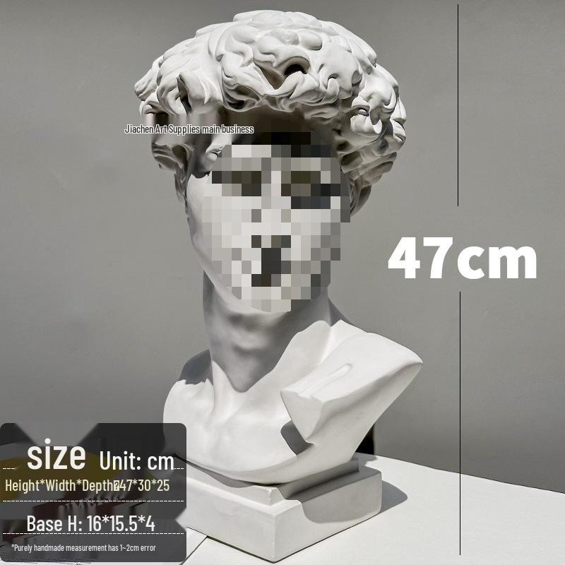 Набор геометрических скульптур из гипса для искусства и фотографии