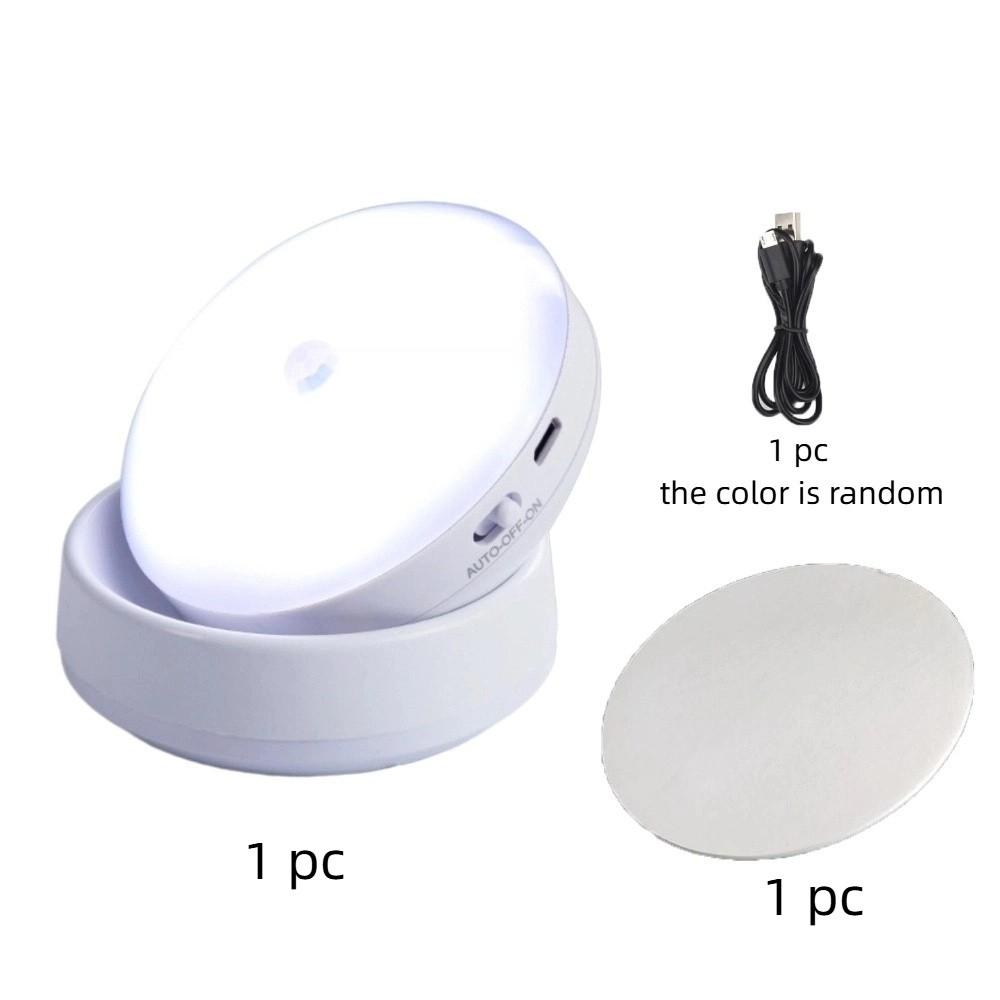 360 Rotated LED Night Light Intelligent Human Induction Cabinet Light Bedroom Closet Wardrobe