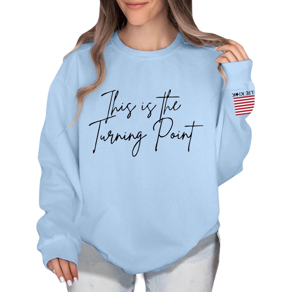 Women's Colorblock Sweatshirt Long Sleeve Round Neck Casual Comfortable Loose Lightweight Women's Sweatshirtt