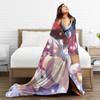 Mahou Shoujo Puellas Magis Madokas Magicas Blankets Sayaka Miki Flannel Awesome Warm Throw Blanket for Coverlet Textile Decor