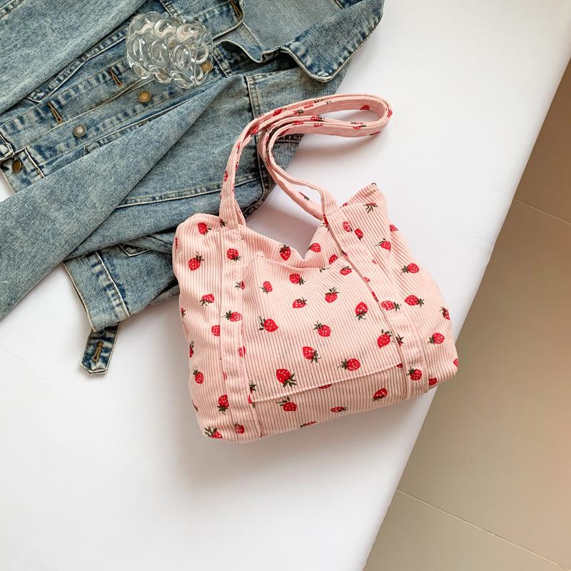 Сумка из ткани для студенческого класса, модная повседневная переносная сумка-тоут 2024, новая простая повседневная сумка через плечо большой емкости для женщин