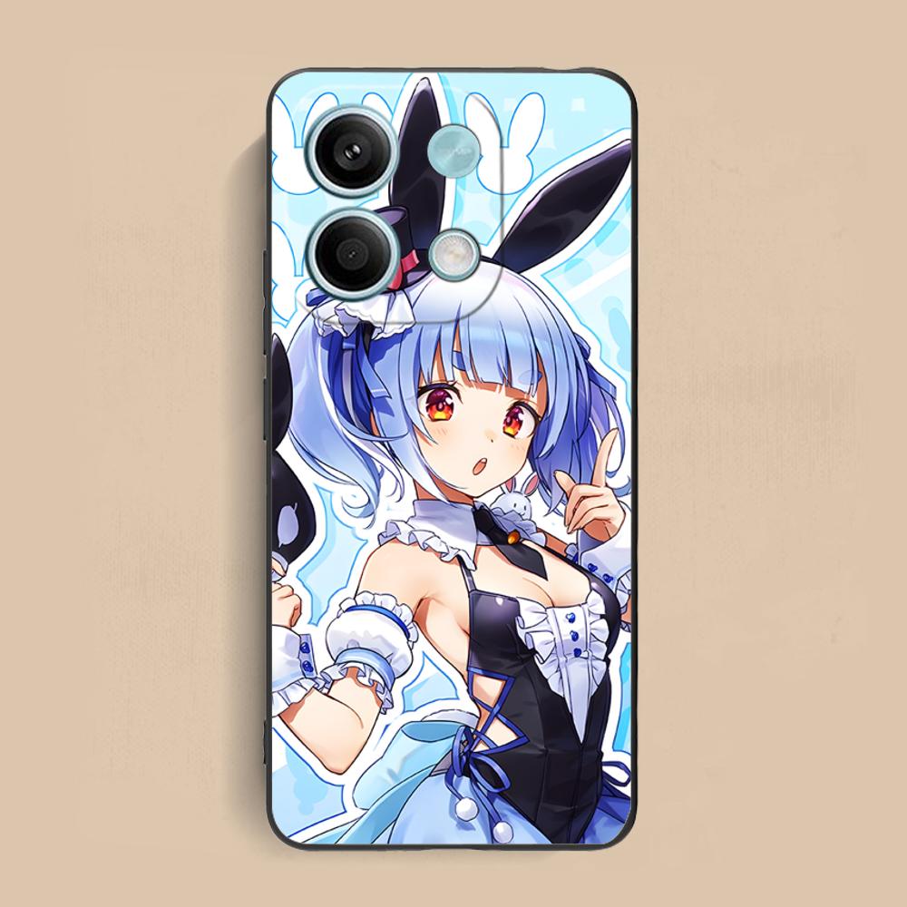Holo Usada Pekora Matte TPU Mobile Phone Case for Xiaomi Redmi 15 14 13 12 A5 3 2 1 C Plus 4G 5G Colorful Printing Cover