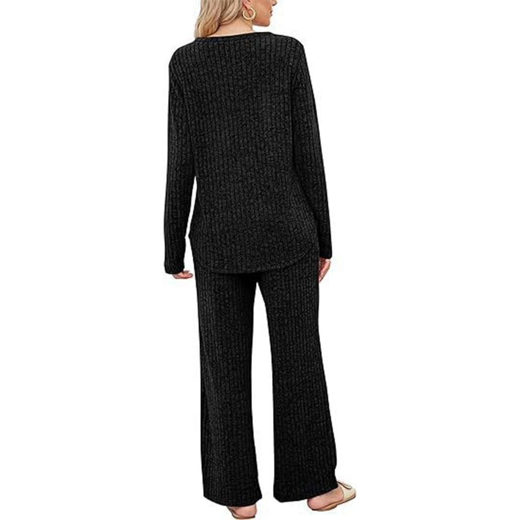 Женская одежда однотонный сексуальный повседневный тонкий новый модный женский темпераментный костюм из двух частей