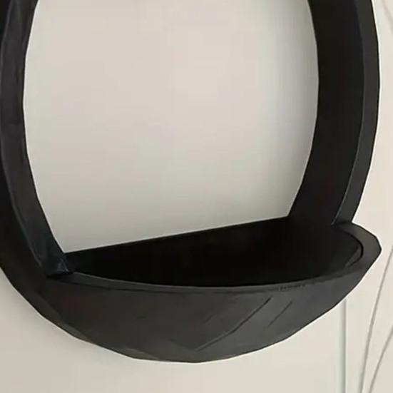 Кормушка для птиц на окно Круглая кормушка для птиц с черной рамой на присоске 3D-печатный держатель для птичьего корма для сада, заднего двора, наблюдения за птицами