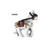 Single Sell Medieval Knight War Horses Wolves Tiger Bears Deer Dragon Animal Decorative Toy Moc Building Block Rope Saddles K039