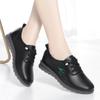Мода весна осень противоскользящие мягкие подошвы комфорт мода женские оксфорды одинарные туфли повседневные балетки легкие мягкие кожаные кроссовки