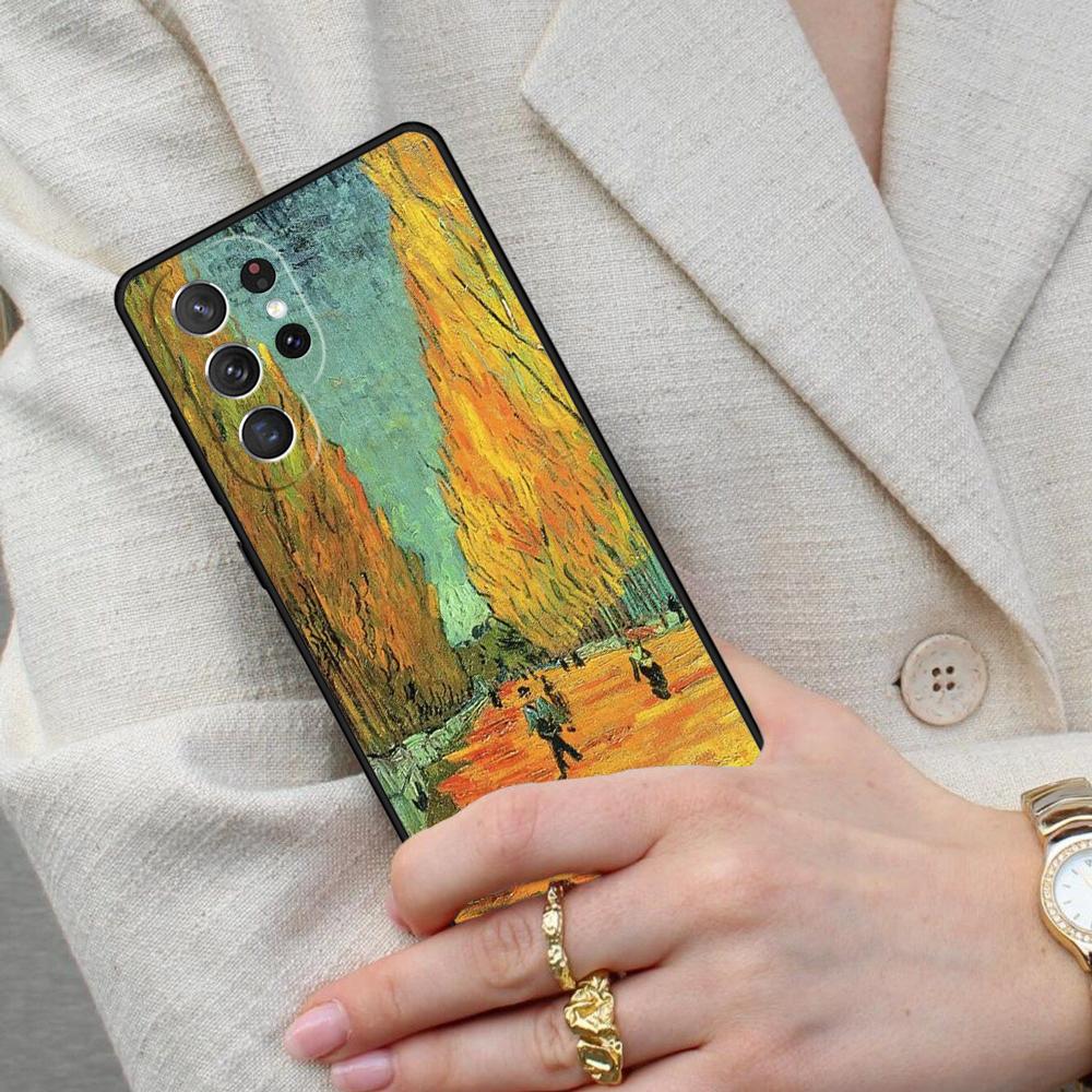 Van Gogh Oil Painting Cell Phone Case for Samsung Galaxy S26 Ultra S25 S24 S23 S22 S21 S20 Note10 Cover