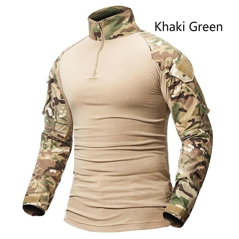 Камуфляжные мужские футболки, армейская боевая тактическая футболка, военные охотничьи уличные мужские футболки с длинным рукавом