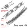 U Shape Hair Finishing Fixer Comb Stretch Invisible Flexible Hair Finishing Fixer Clips for Women