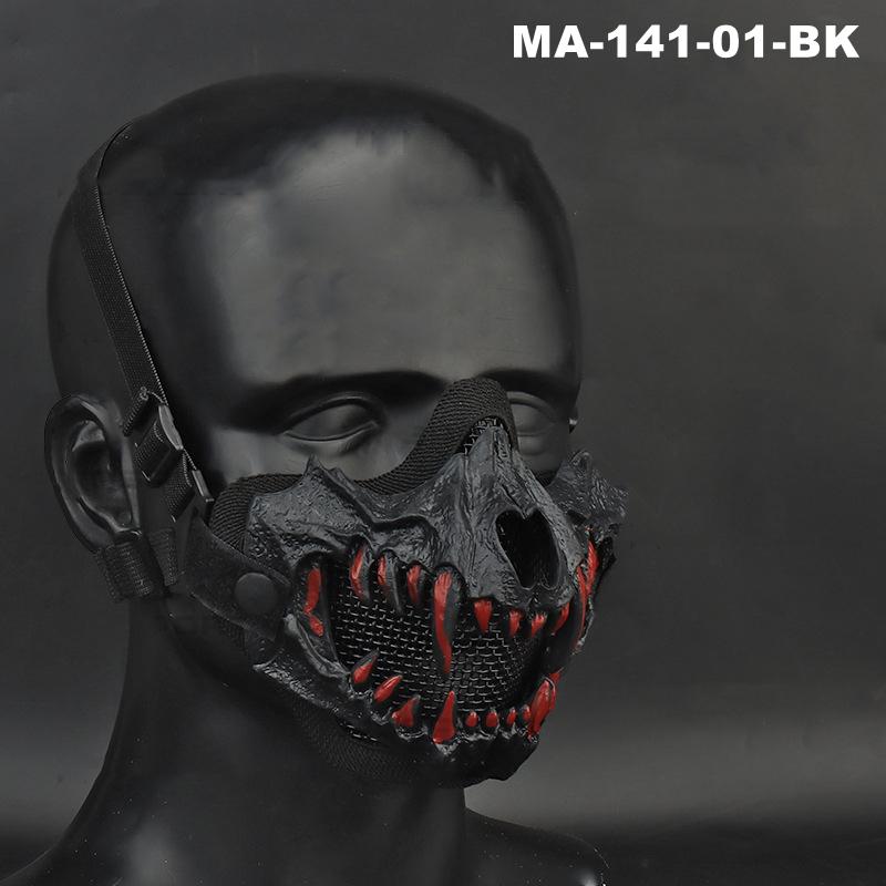 MA-141 Военная Тактическая Страйкбольная Пейнтбольная Маска Бивень Металлическая Сетчатая Маска CS Wargame Полевая Охота Защитные Маски Для Стрельбы
