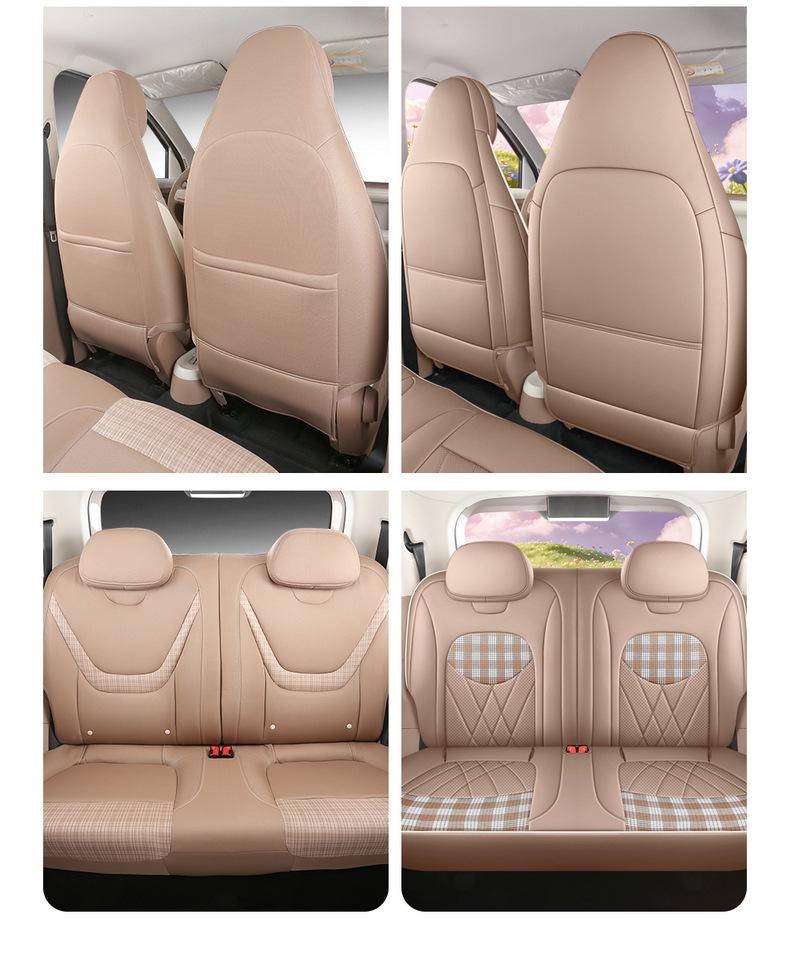 Чехлы на сиденья Wuling Hongguang MINIEV Четвертого Поколения 2026 года – Кожаные Подушки с Полным Покрытием для Всех Сезонов