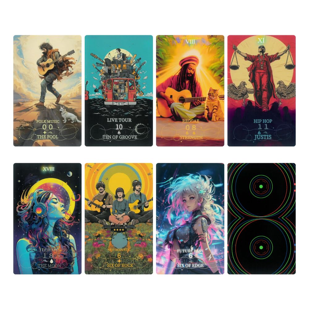 Music Collector Tarot PICTUREFREEK 78 cards with Japanese instruction manual [Authentic]