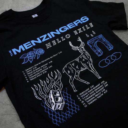 New Popular The Menzingers Black T-Shirt Cotton Full Size RD418 Unisex T-Shirt