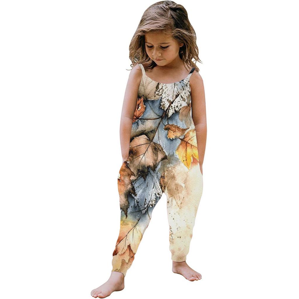 Летний комбинезон без рукавов для маленьких девочек, комбинезон, одежда