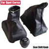 For OPEL CORSA C TIGRA B COMBO C Gear Lever Boot and Handbrake Grips Car Anti Slip Parking Hand Brake Boot and Gear Shift Knob