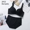 Women Bra Push Up Lingerie Underwear Sets Plus Size Women Seamless Bra and Panty Set Bras