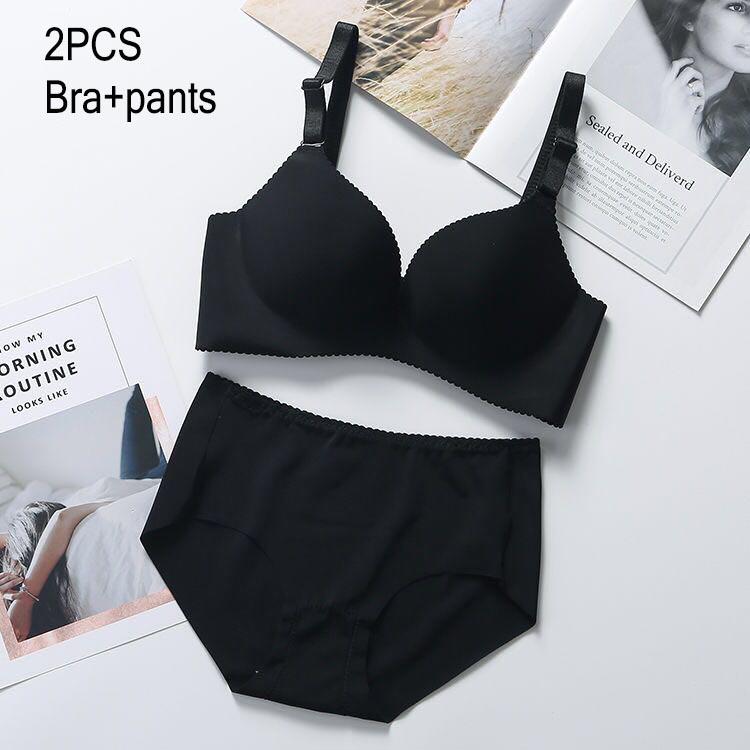 Women Bra Push Up Lingerie Underwear Sets Plus Size Women Seamless Bra and Panty Set Bras