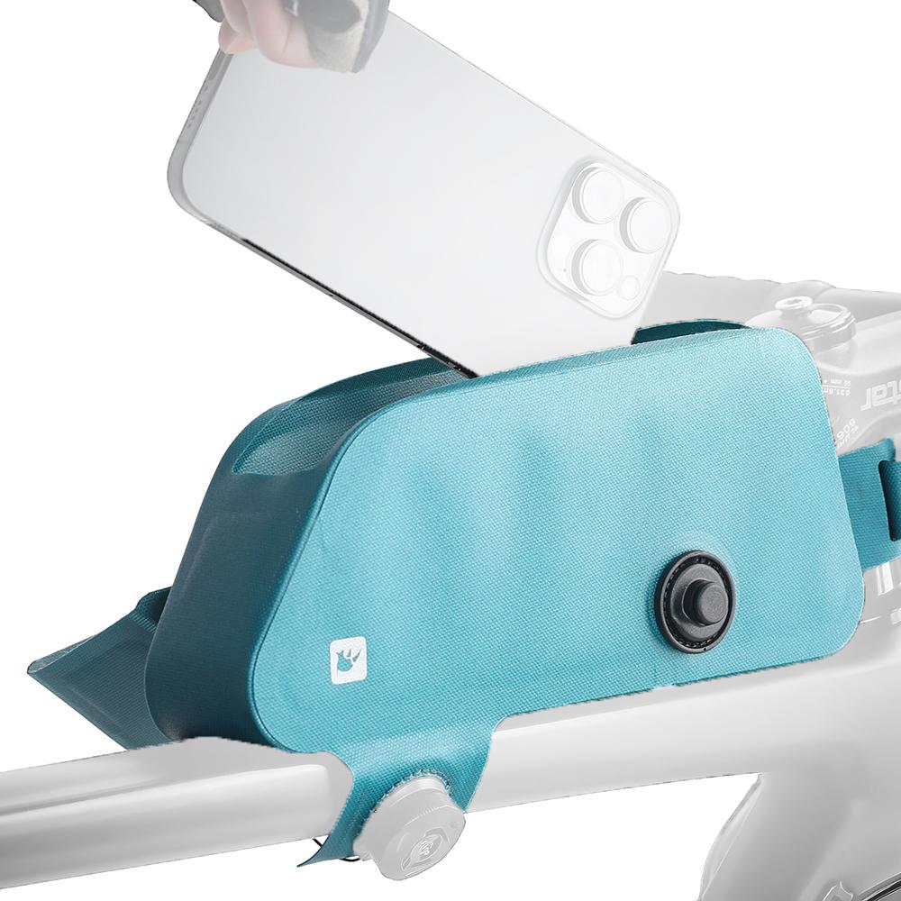 Водонепроницаемая сумка TopTube для велосипеда 2 л, магнитная сумка для велосипеда, передняя сумка для велосипеда, компактный размер, быстросъемный чехол