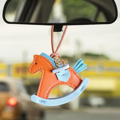 Автомобильные украшения Очаровательный кулон для зеркала заднего вида в форме лошади Шарм для сумки в виде лошади для прицепа, дома на колесах, грузовика, легкового автомобиля, пикапа, рюкзака