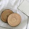 1PC-Thick 1 Pack Natural Pine Round Unfinished Wood Slices Circles With Tree Bark Log Discs DIY Crafts Wedding Party Painting