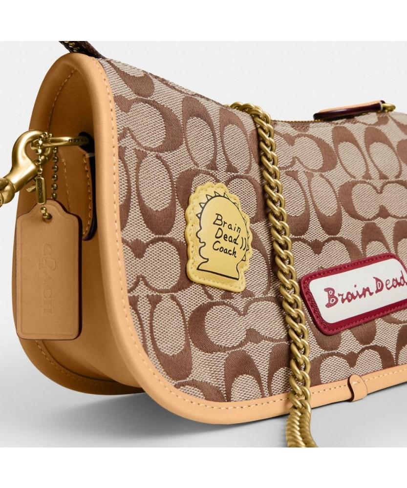 Coach X Brain Dead Waverly Bag In Signature Jacquard With Patch Ceo16 B4/Kh
