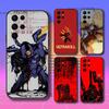 Чехол для телефона игры U-Ultrakill для Samsung S10,S21,FE,S21 ,S26,S25,S24,S23,Ultra,S9,S22,Plus Черный корпус