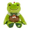 Nakajima Corporation Pickles the Frog Retro Cafe Bean Doll Matcha Anmitsu 210999-25 H18 X W16 X D15cm