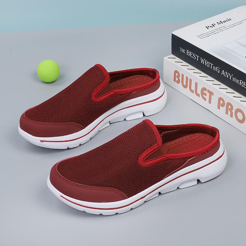 Men's Slippers Net Breathable EVA Ultra -light Convenience Home Slippers Women's Large Size Slippers