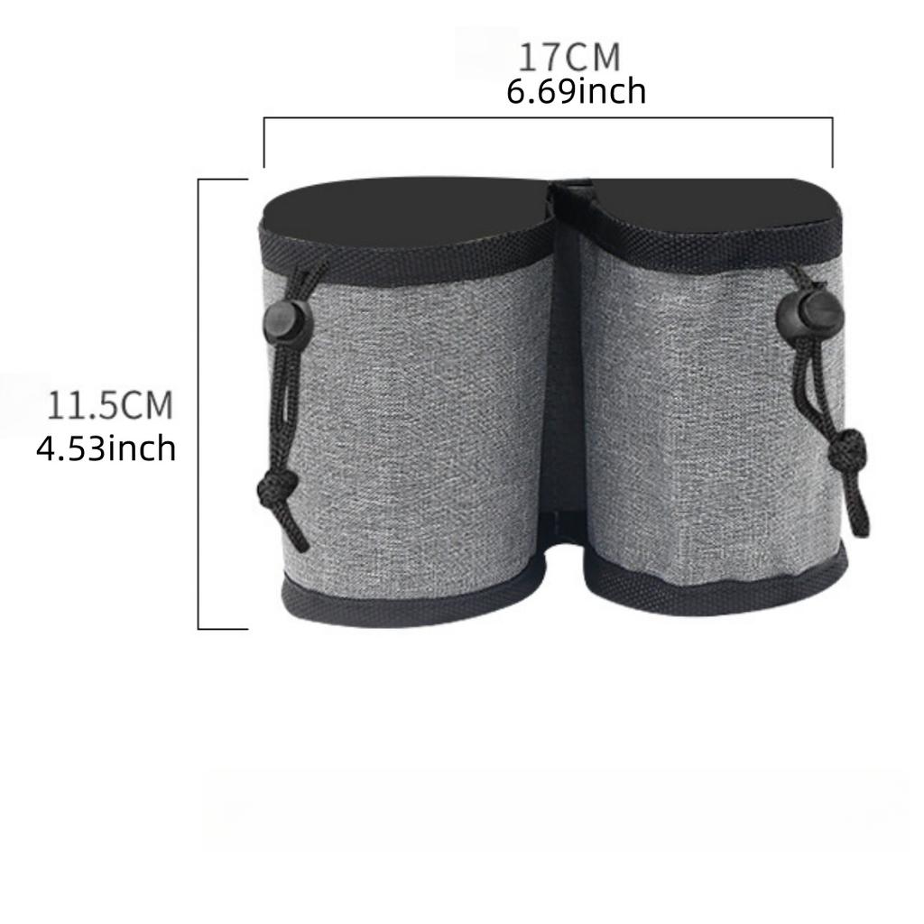 1PC Luggage Travel Cup Holder Oxford Cloth Free Hand Luggage Drink Bag Portable Travel Cup Storage Bag Fits All Suitcase Handles