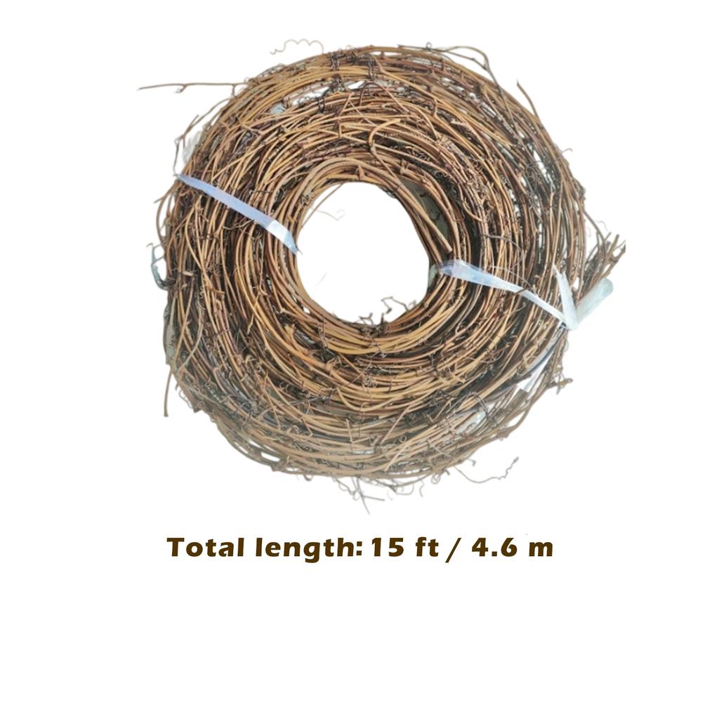 1pc Christmas DIY Crafts Natural Twig Garland House DIY Tree Vine Withered Vine For Home Decor Hanging Pendant 15ft