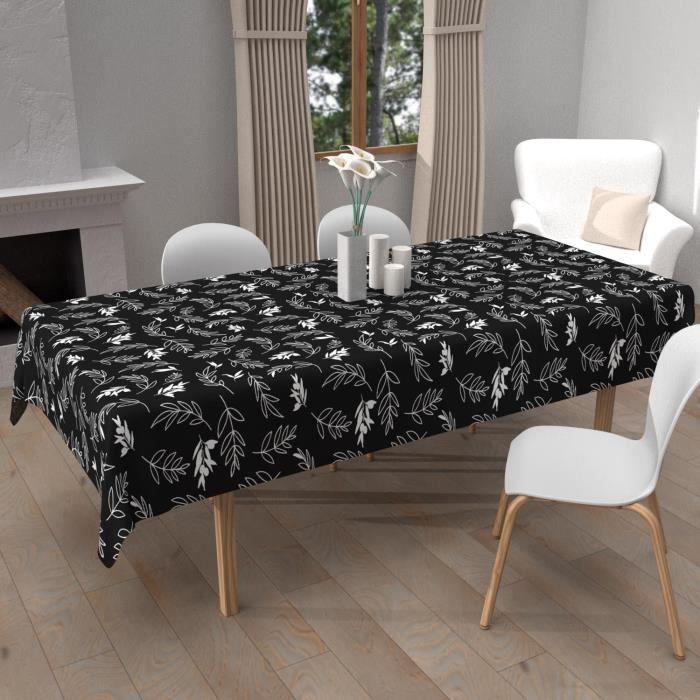 NEPTUNE Stain-resistant Printed Tablecloth, Rectangle, 140x240 Cm, by Soleil d'Ocre