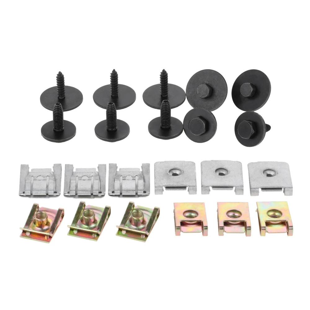 24 шт. Защита днища, защита двигателя, крепежные зажимы, винты для Mercedes E-Class W211