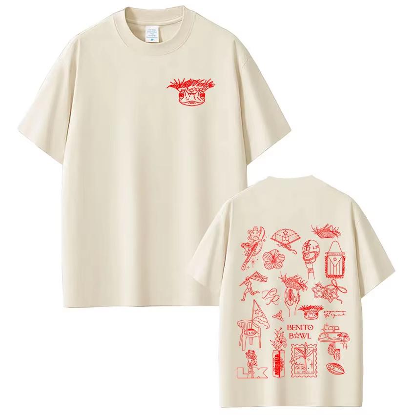 Rapper Bad Bunny Debi Tirar Mas Fotos DTMF Unisex Fashion Hip Hop Loose Streetwear Unisex And Unisex Tshirt